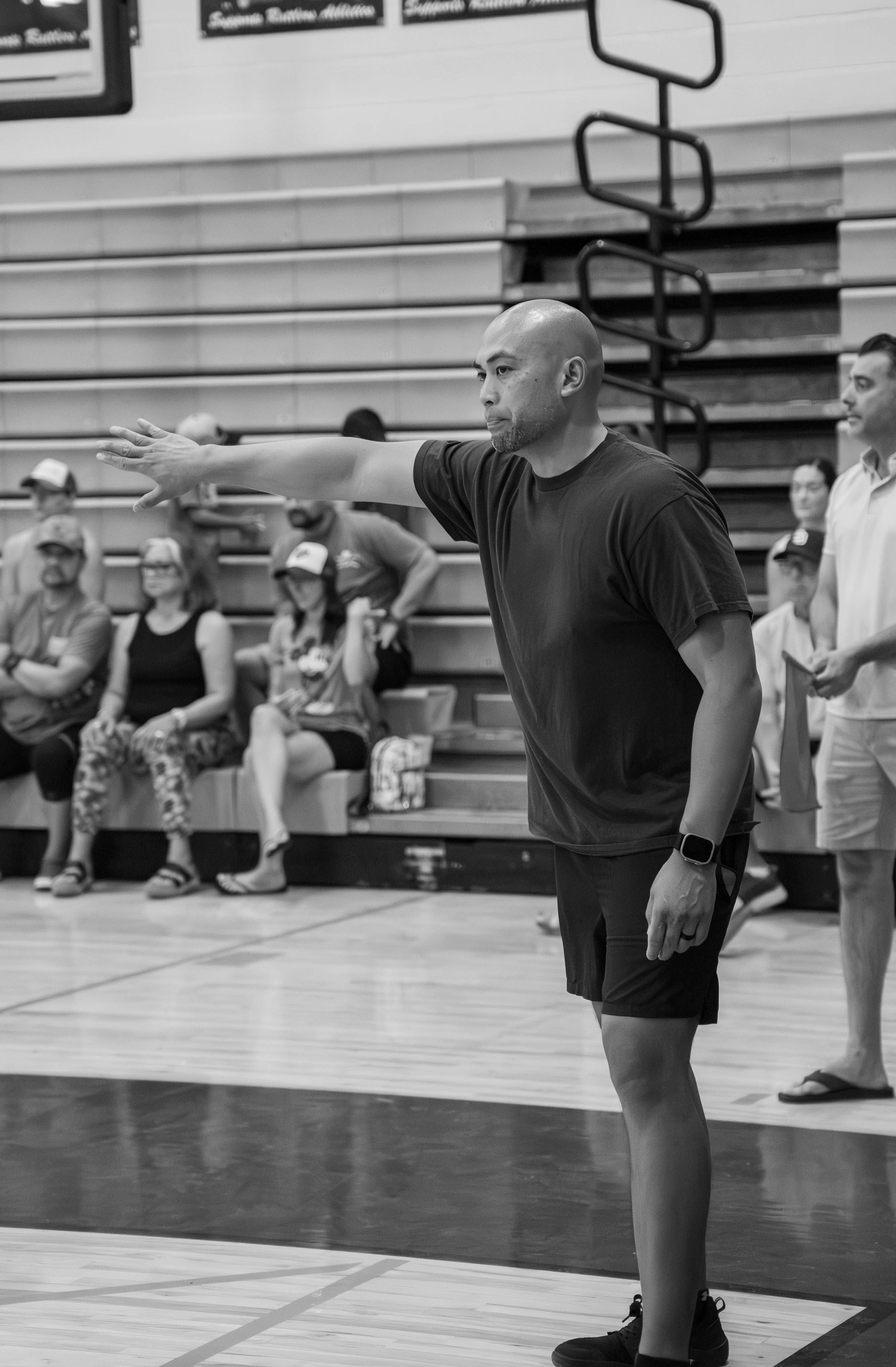 Athletes training